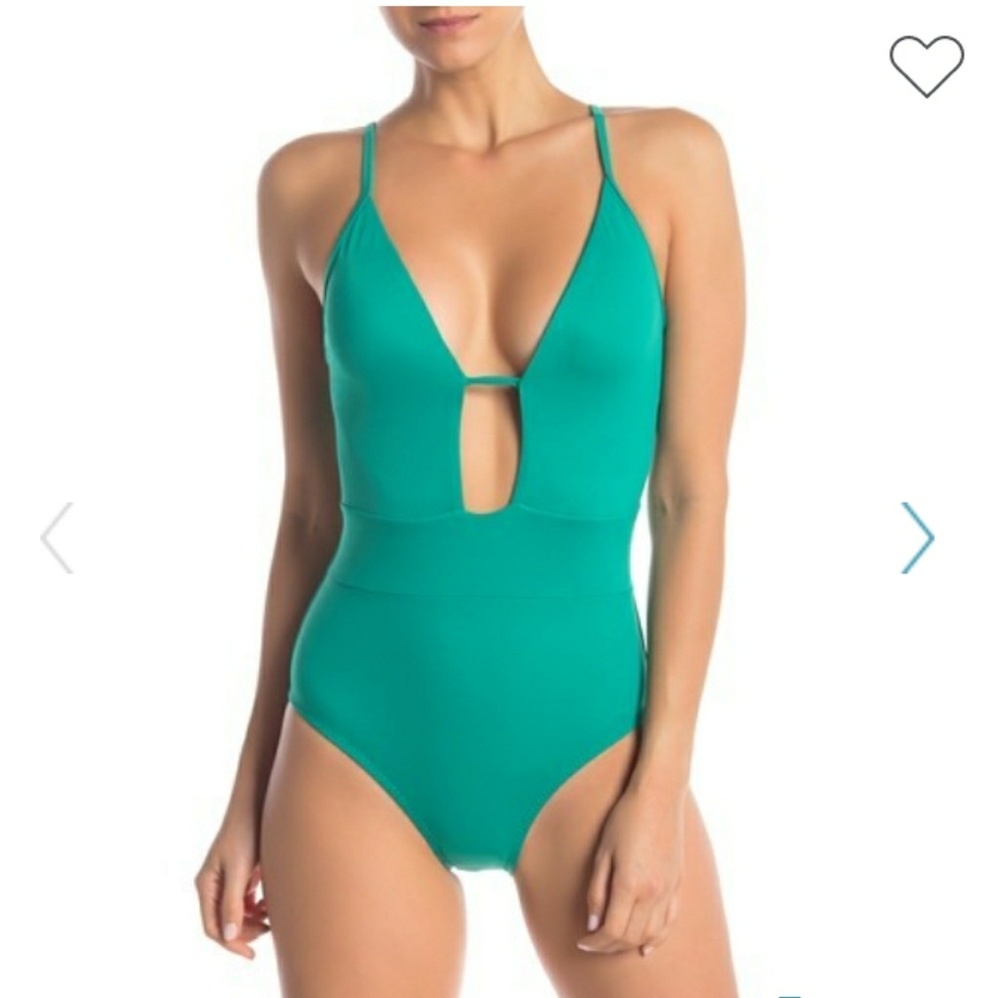 Becca - One Piece Plunge Tie Front main image 1